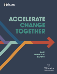 2021 Blueprint Report cover Accelerate Change Together